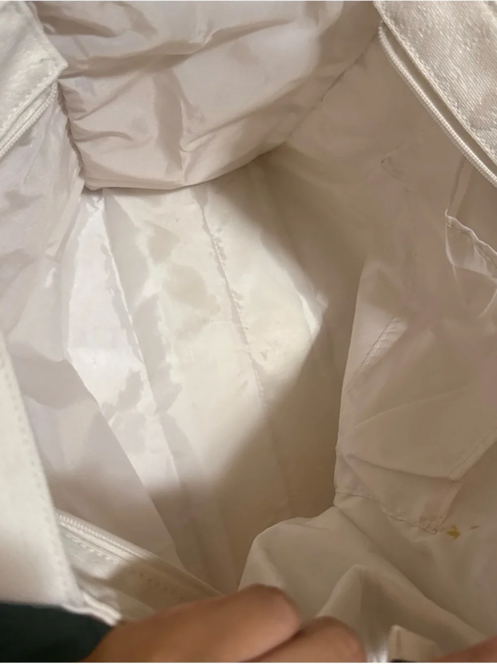 Victoria secret Cream Tote Bag with Gold V